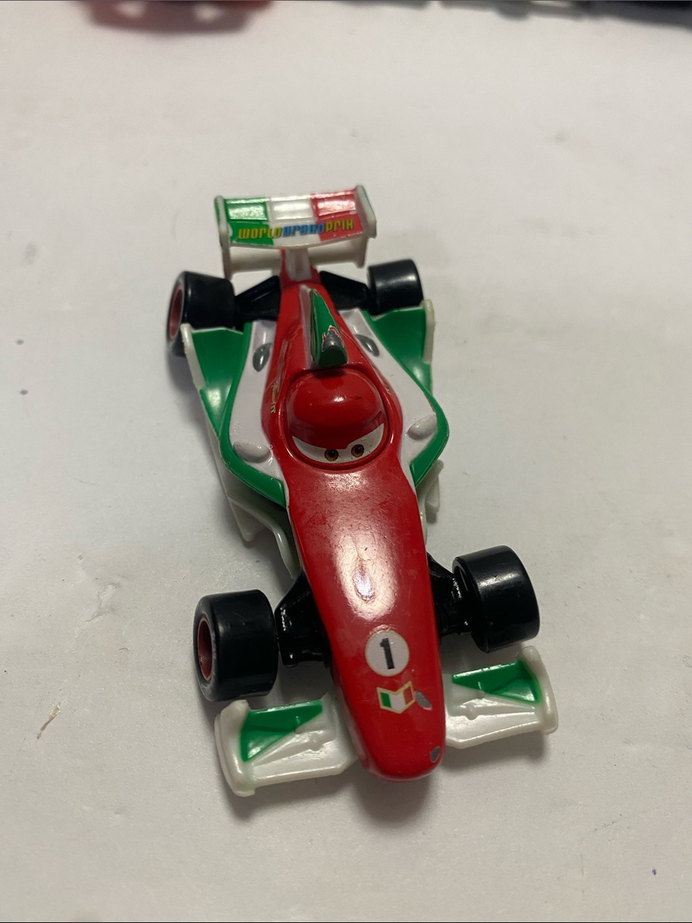 Disney Pixar Cars - FRANCESCO BERNOULLI Cars 2 2011 - 1:55 Diecast